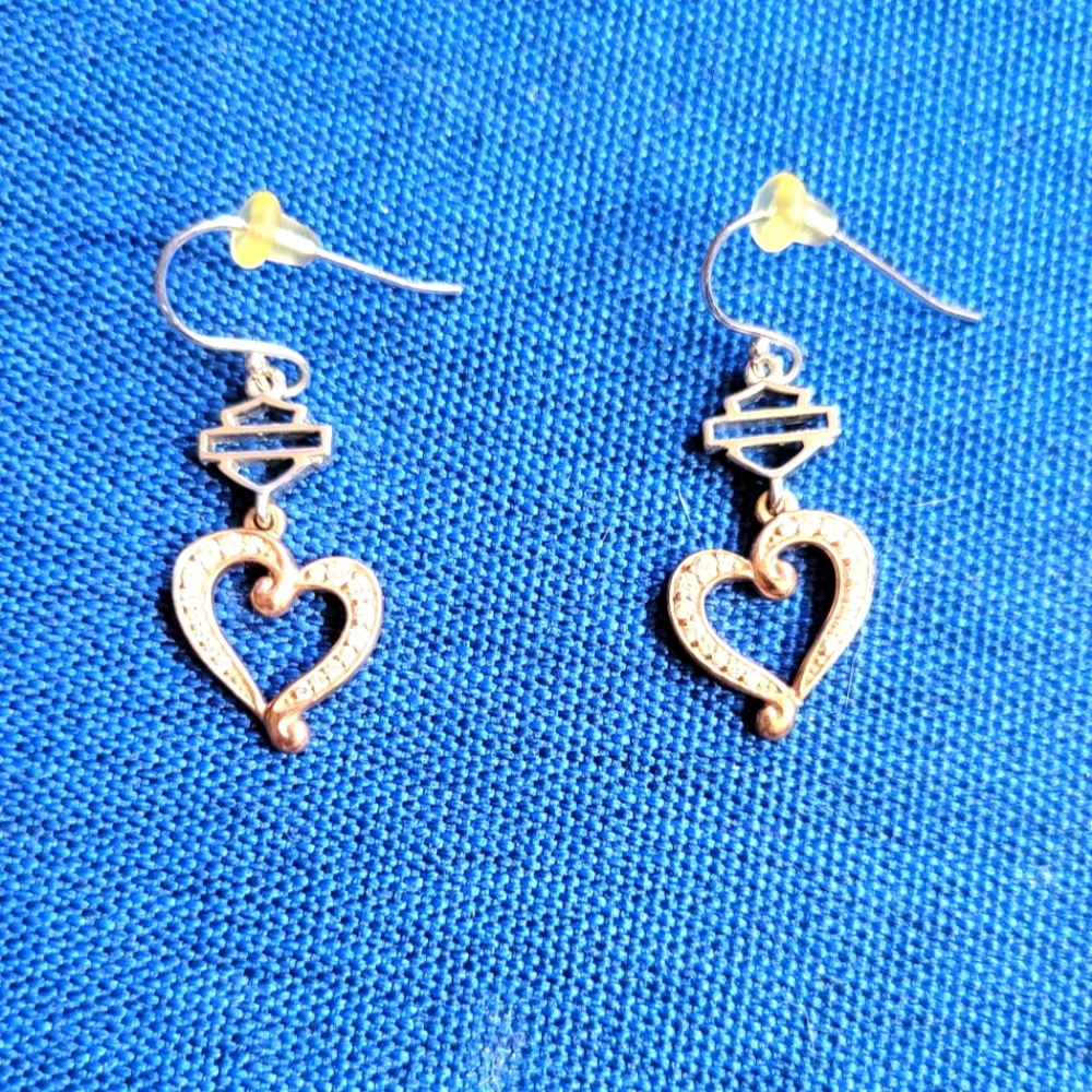 Harley Davidson earrings